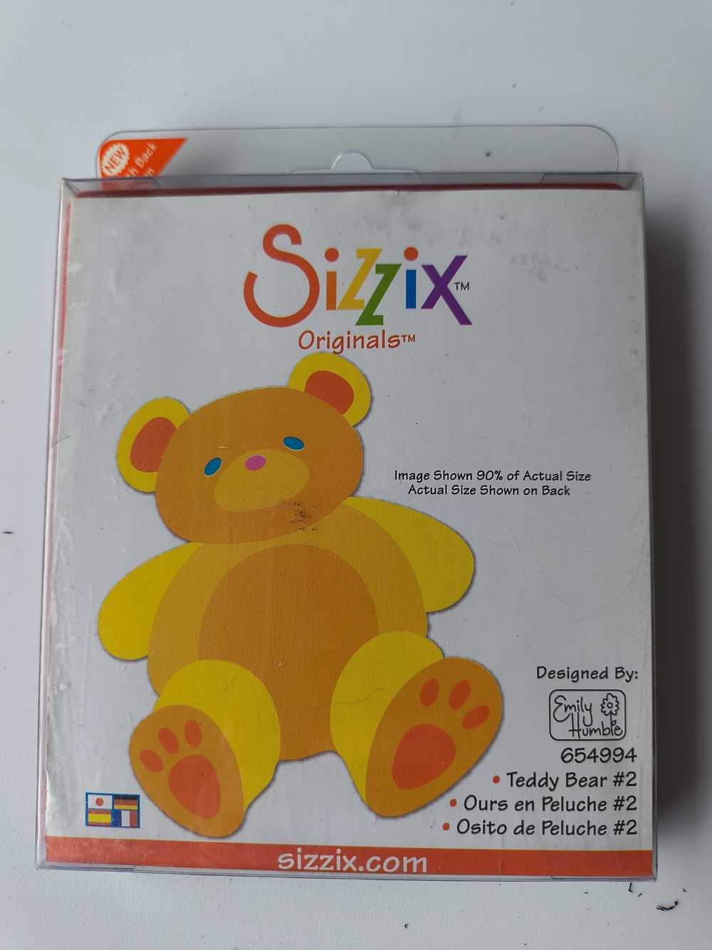 Sizzix Bigz Originals Teddy Bear #2 Die 654994